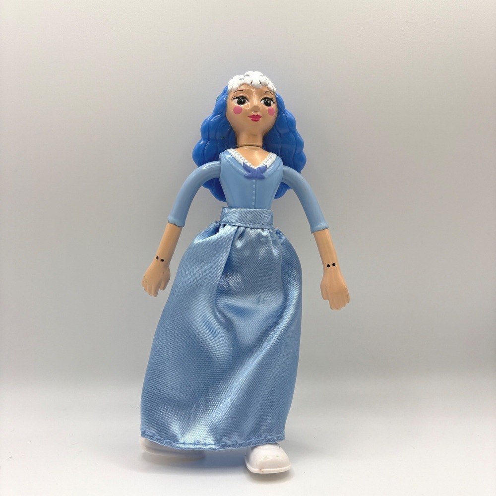 McDonalds 2002 Miramax Serendipity Movie Toy Blue Hair Doll Figure 6 inch